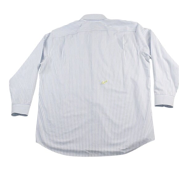 Michael Strahan Collection 17.5 34/35 Wrinkle Free Mech Stretch Dress Shirt - Picture 4 of 13